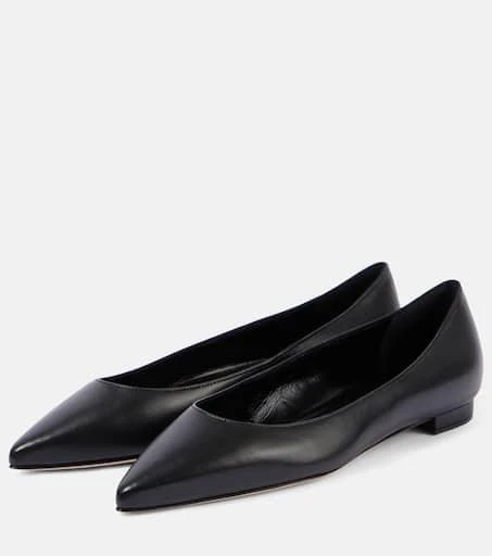 Manolo Blahnik Kietta leather ballet flats 5