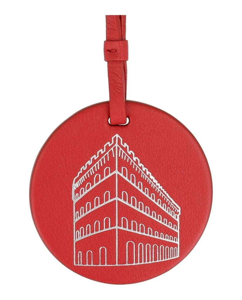 Salvatore Ferragamo Embossed Palazzo Spini Feroni Leather Charm 3