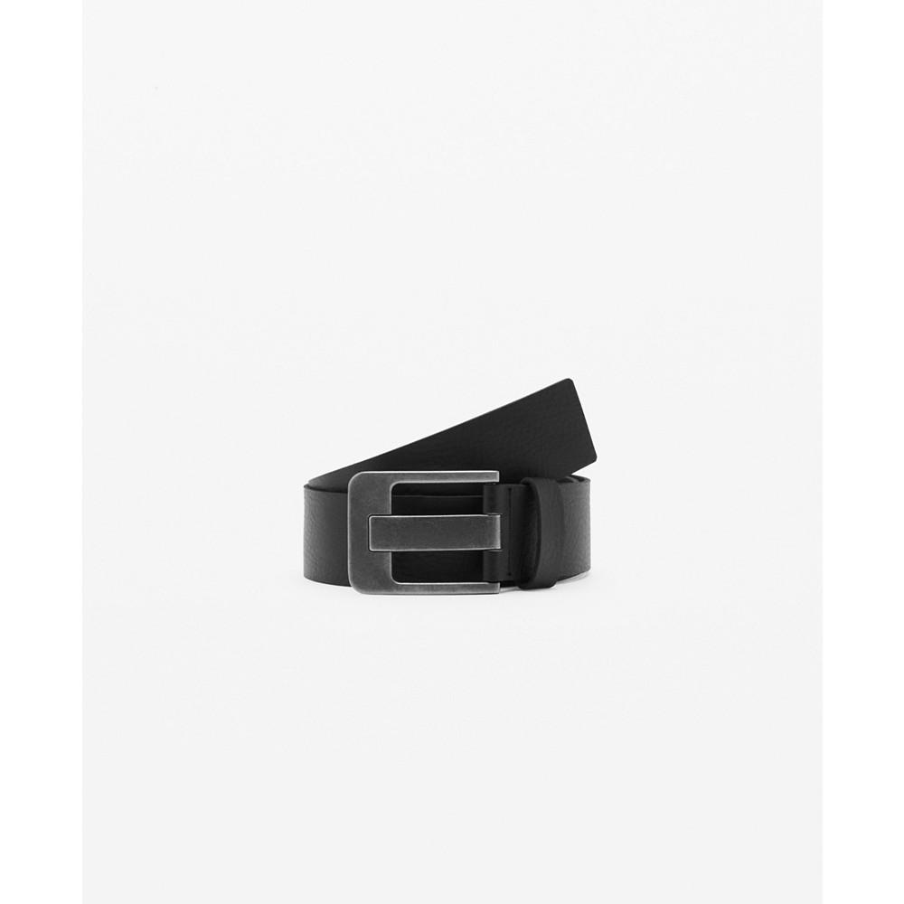 MANGO Women's Wide Leather Belt