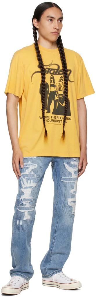 Stolen Girlfriends Club Yellow 'Dust Bin' T-Shirt 4