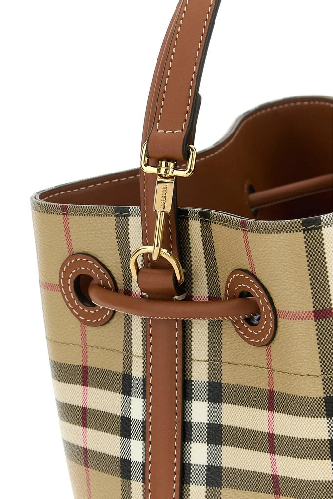 Burberry Printed canvas bucket bag 4