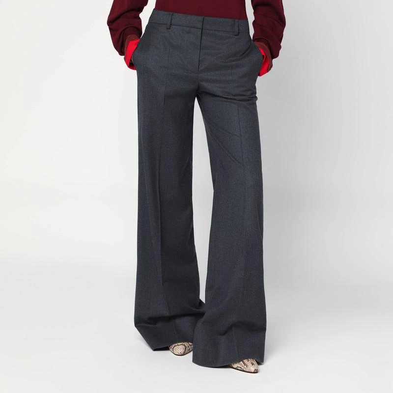 Stella McCartney Wide grey wool trousers 1