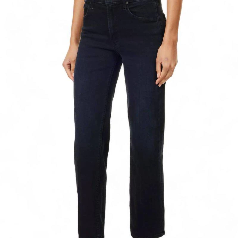 Mother Denim The Mid Rise Rambler Zip Ankle Jean In Night In Venice 1
