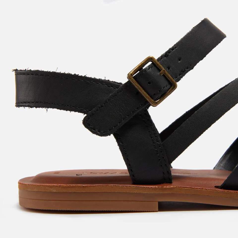 TOMS TOMS WOMEN'S SEPHINA LEATHER SANDALS 4