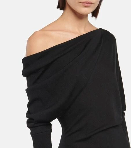 prom dresses with off the shoulder sleeves Elegant Long Dark Green Beading Off-the-shoulder Prom Dress With Sleev –  misshow.com