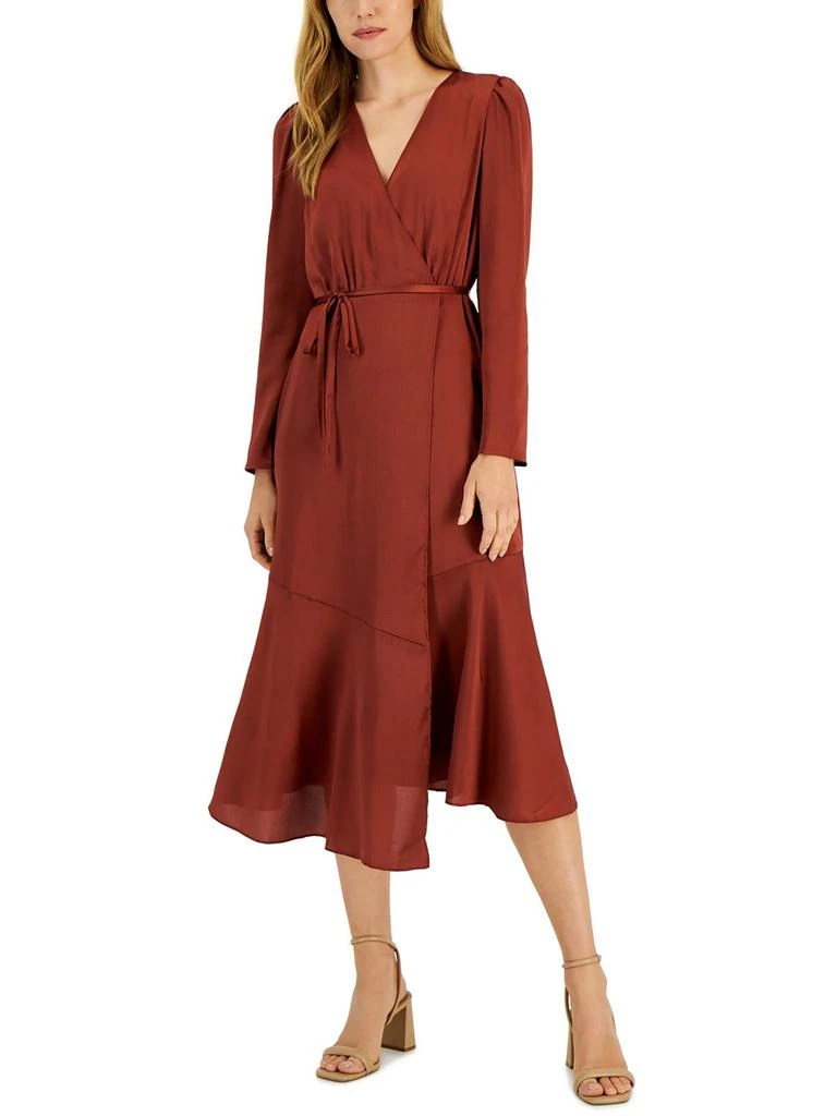 INC International Womens Belted Midi Wrap Dress 5