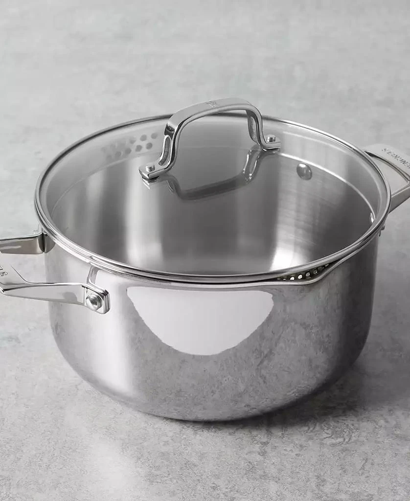 ZWILLING HENCKELS CLAD H3 6 Qt Stainless Steel Dutch Oven with Lid 5