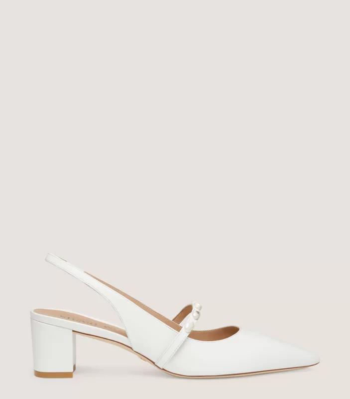 Stuart Weitzman PEARLITA 50 BLOCK SLINGBACK