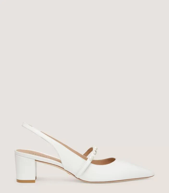 Stuart Weitzman PEARLITA 50 BLOCK SLINGBACK 1