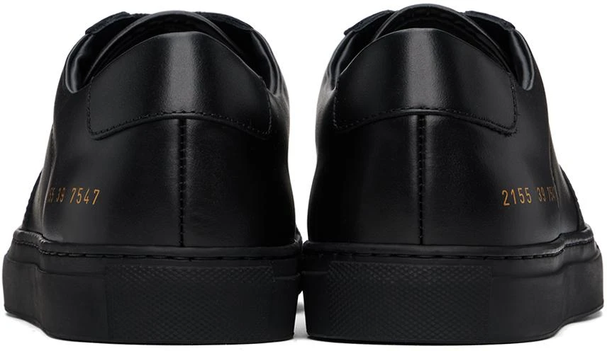 Common Projects Black BBall Low Sneakers 2