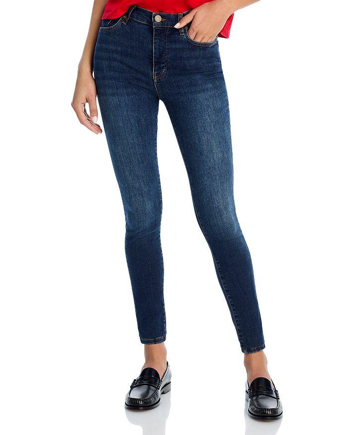 FRAME The Alix High Rise Skinny Jeans in Flaunt