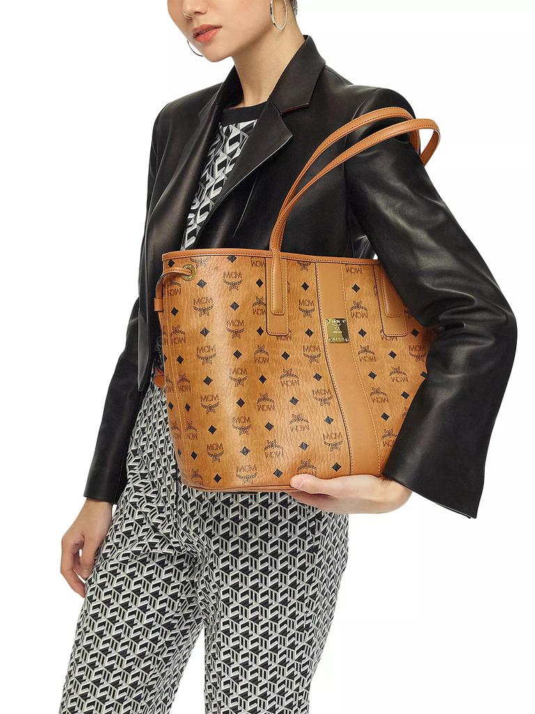 mcm medium visetos shopper tote