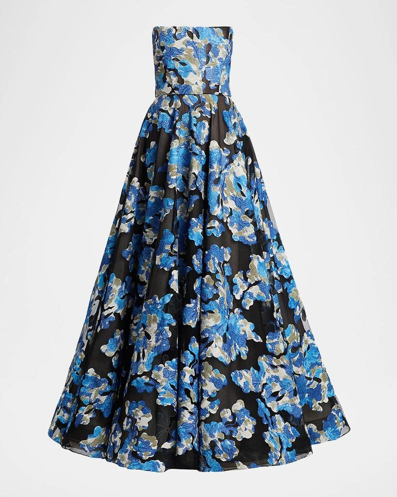 BRONX AND BANCO Cassandra Strapless Jacquard Organza Gown - Dresses &  Skirts - Free Shipping - BeyondStyle