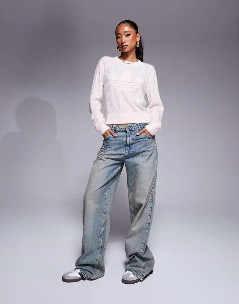 Adidas adidas Originals Hyper Femme jumper in pink 3