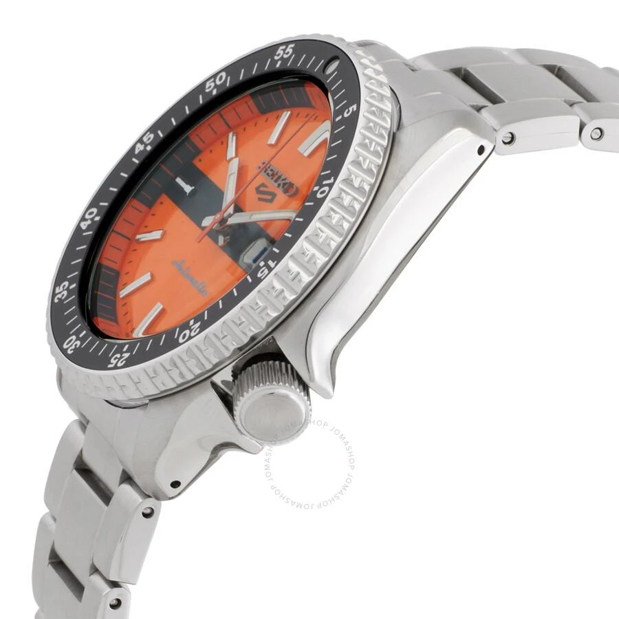 Seiko 5 Sports Automatic Orange Dial Men's Watch SRPK11K1 2
