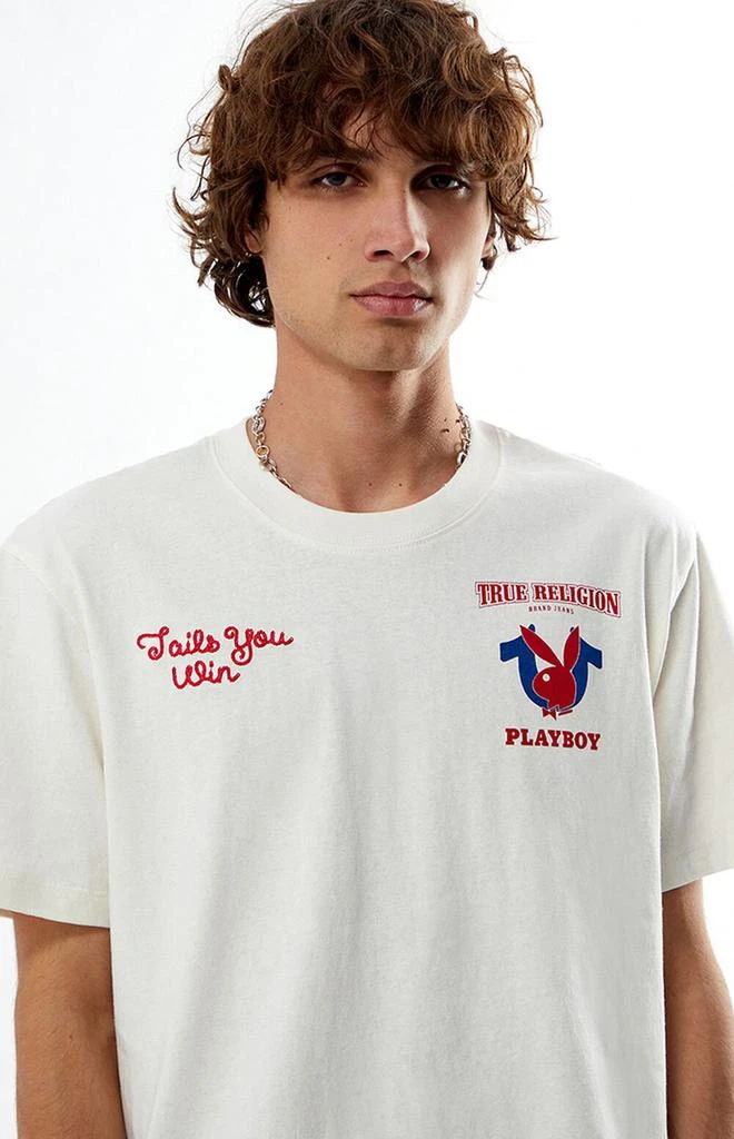 True Religion x Playboy Tails You Win T-Shirt 3