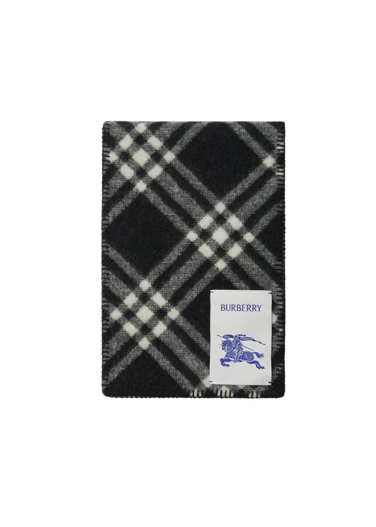 Burberry Check wool scarf