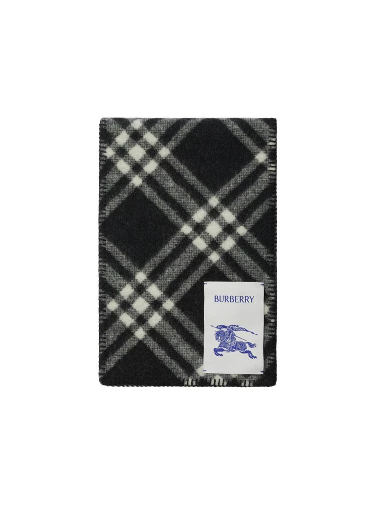 Burberry Check wool scarf 2