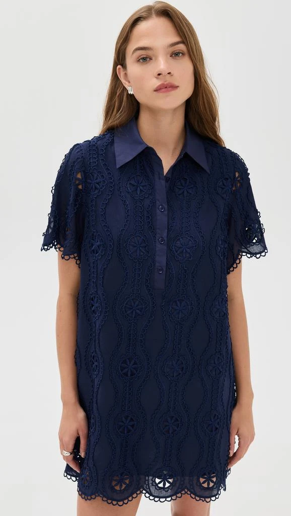 English Factory Navy Mini Dress 6