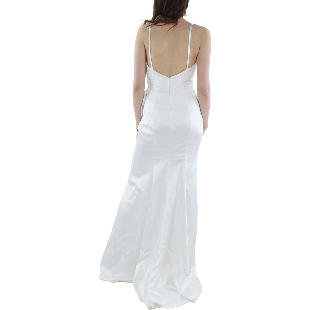 Mac Duggal Womens Pleated Sleeveless Evening Dress 2