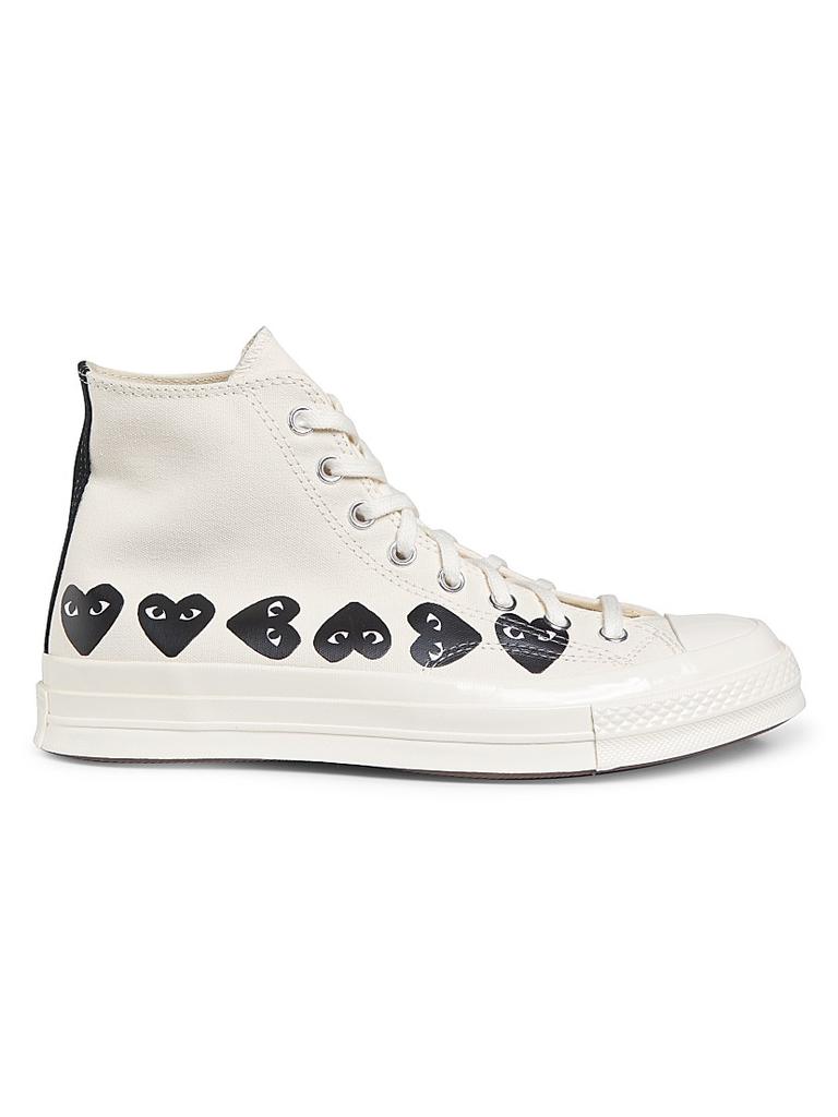 Comme des Garcons CdG PLAY x Converse Men's Chuck Taylor All Star Multi-Heart High-Top Sneakers