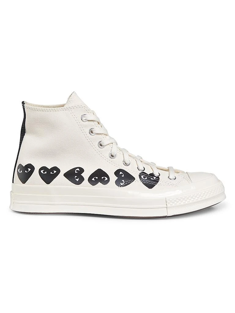 Comme des Garcons CdG PLAY x Converse Men's Chuck Taylor All Star Multi-Heart High-Top Sneakers 1