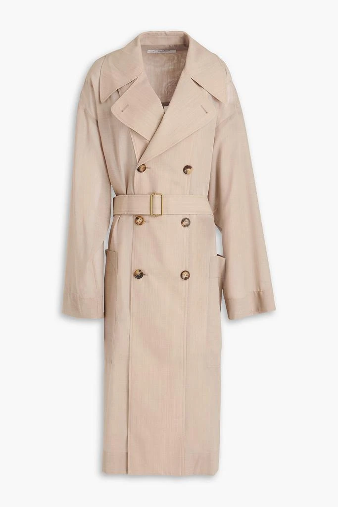 PHILOSOPHY di LORENZO SERAFINI Belted wool-blend trench coat