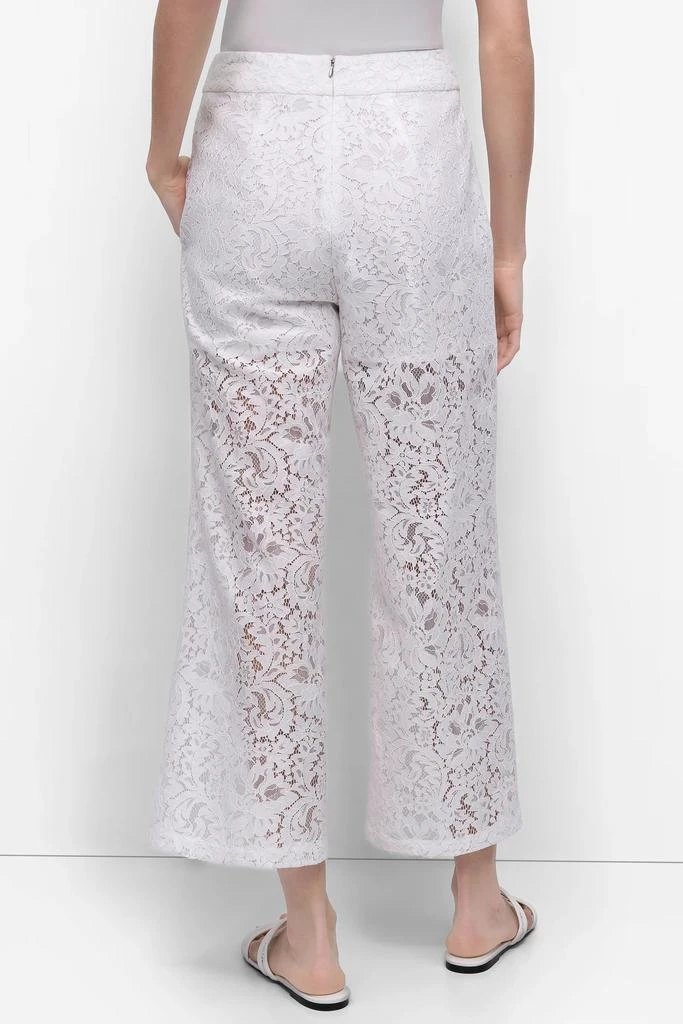 DKNY CROPPED LACE STRAIGHT LEG TROUSER 2