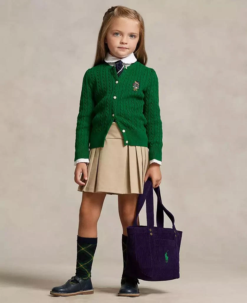 Ralph Lauren Girls 2T-6X Pleated Ponte Skort