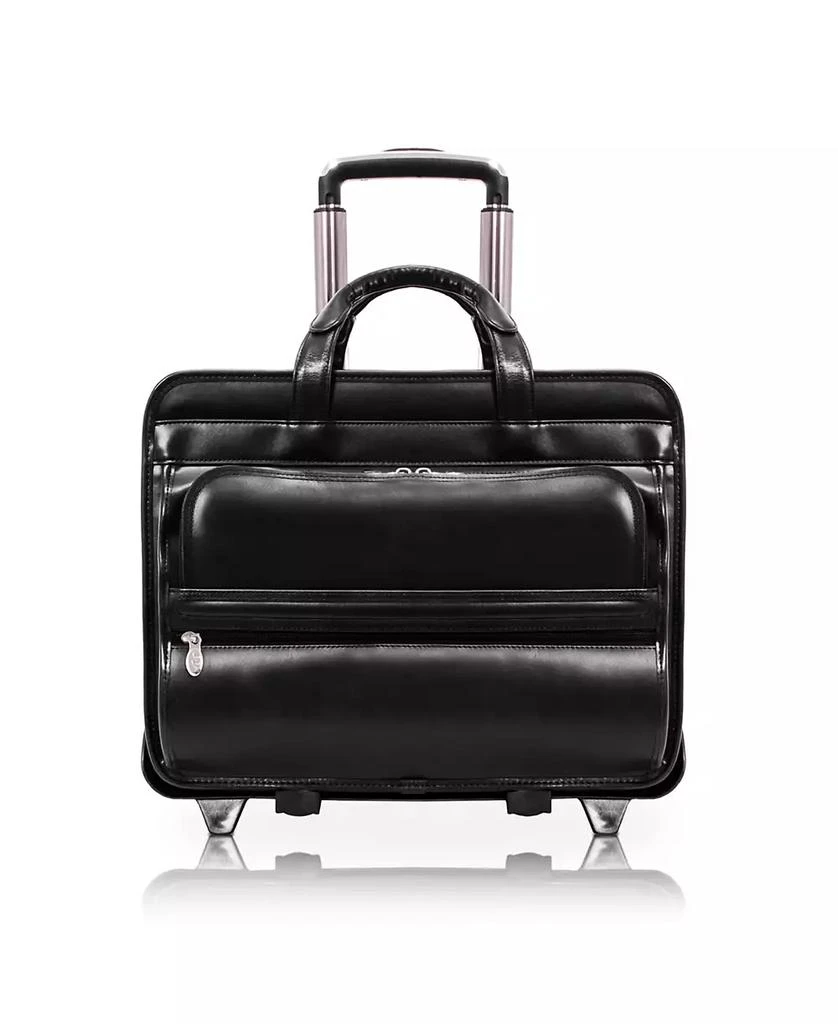 McKlein Franklin 15" Patented Detachable Wheeled Laptop Briefcase 9