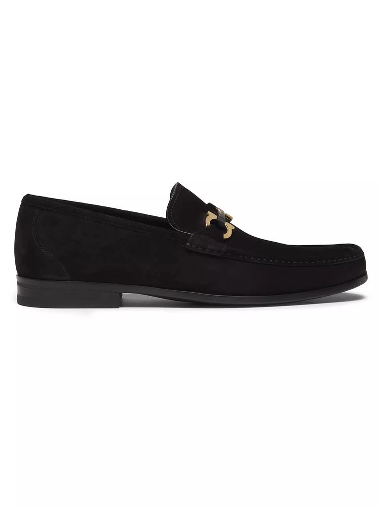 Salvatore Ferragamo Grandioso Suede Loafers 1