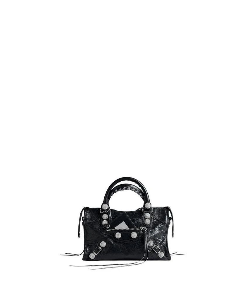 Balenciaga Le City Bag Small Giant Studs With Rhinestones 1