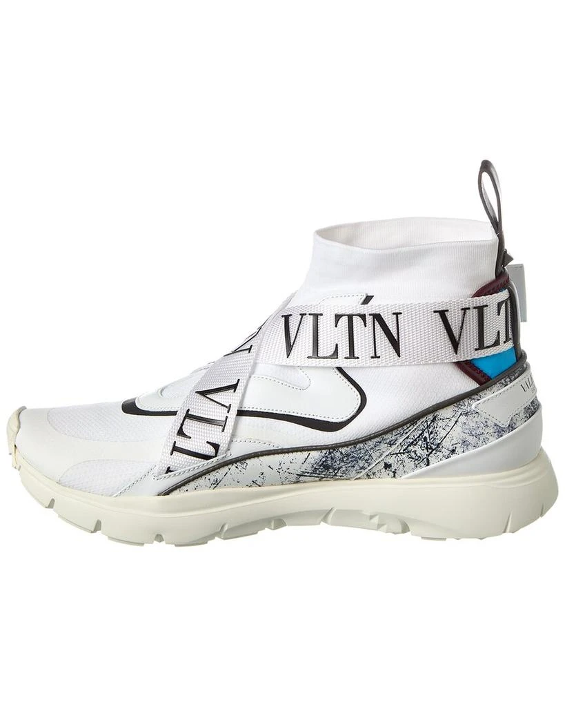 Valentino Knit & Leather Sneaker 2