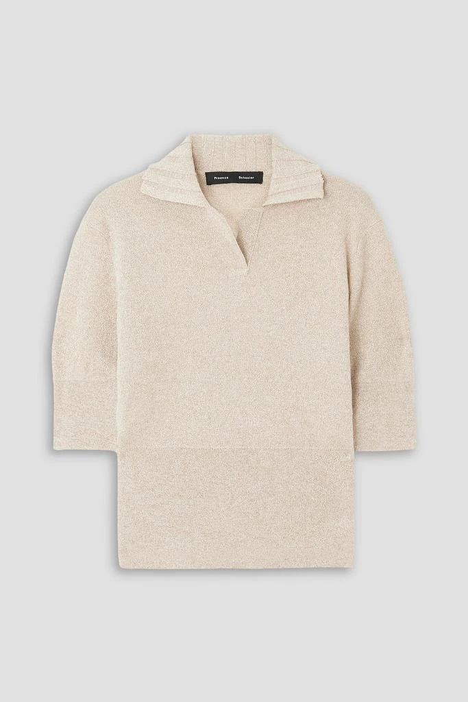 Proenza Schouler Metallic knitted top 1