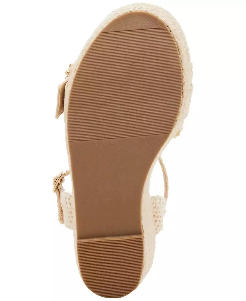 Madden Girl Miina Platform Raffia Wedge Sandals 5