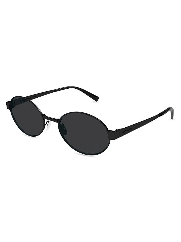 Yves Saint Laurent Feminine Fashion Icons 55MM Oval Metal Sunglasses 1