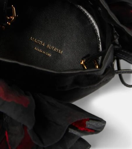 Magda Butrym Floral satin bucket bag 3