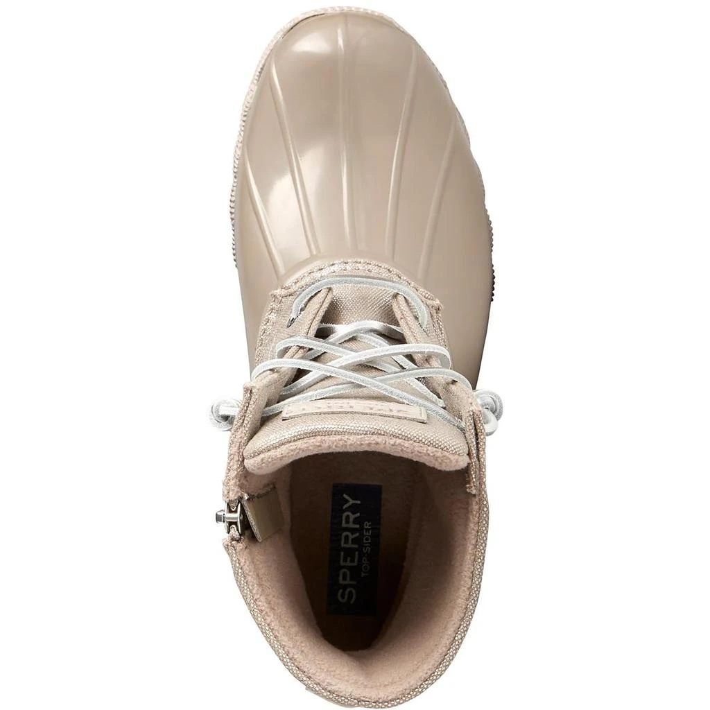 Sperry Saltwater Womens Shimmer Manmade Rain Boots 3