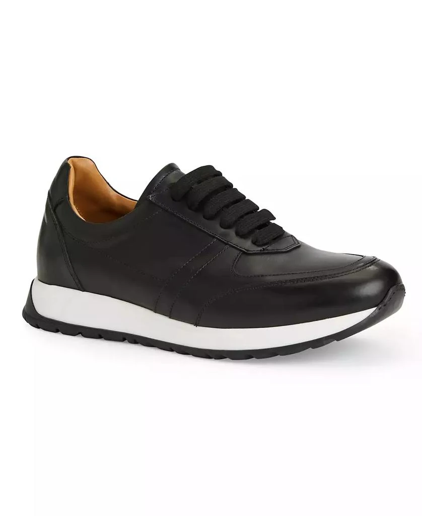 Bruno Magli Men's Ace Suede and Leather Athletic Lace-Up Sneakers 1