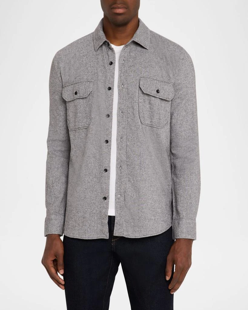Joe's Jeans Men's Chester Flannel Button-Down Shirt 4