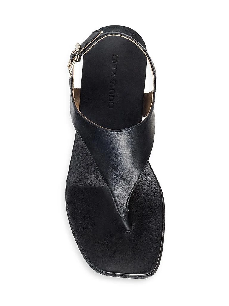 Bernardo Concord Leather Wedge Sandals 3