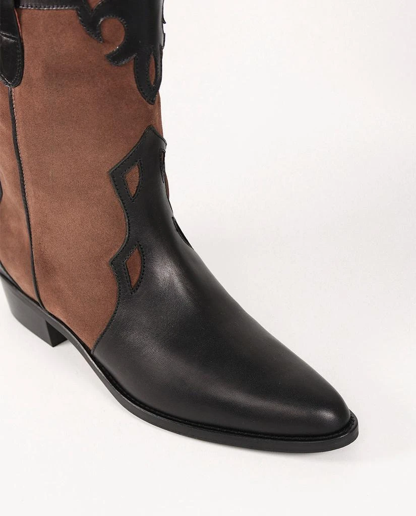 Toral Bottes Molly Noir & Cognac 6