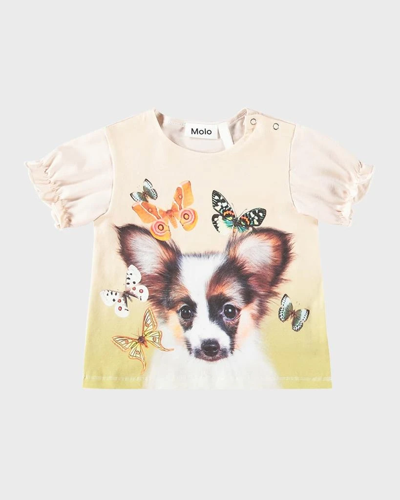 MOLO Girl's Eline Graphic Dog T-Shirt, Size 6M-2 1