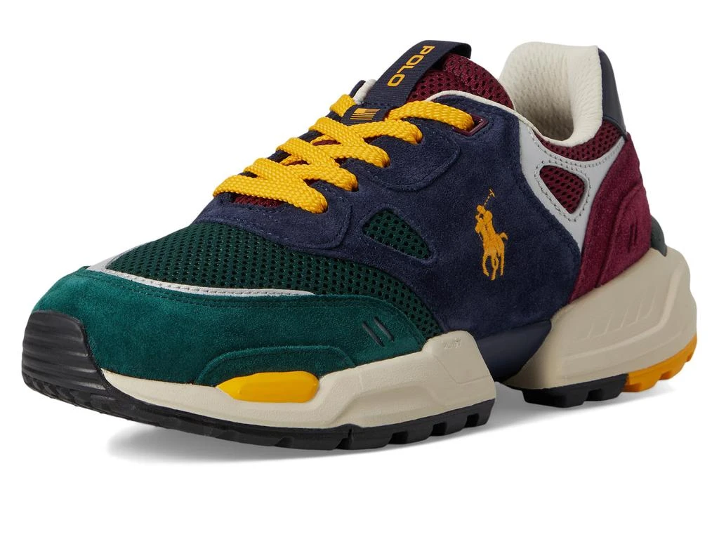 Ralph Lauren Suede Mesh-Polo Jgr Pp-Sneakers-Low Top Lace  display picture 2