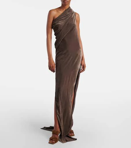 Rick Owens Twisted Cantilever 80 suede mules 3