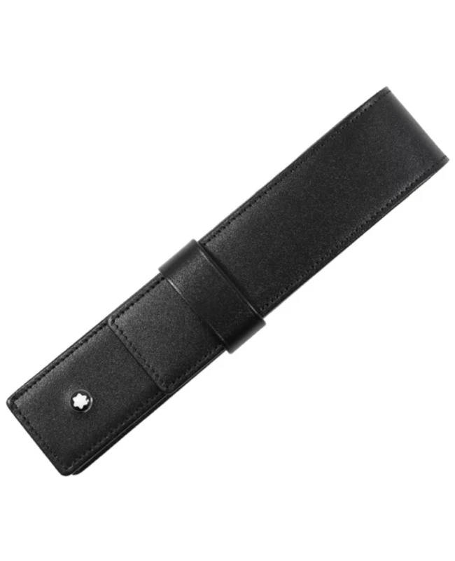 MontBlanc Montblanc Meisterstuck Siena Black Leather 1 Pen Unisex Pen Case 14309 30301-PO 1
