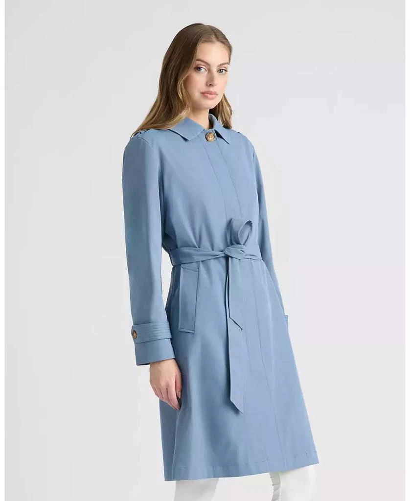 Ellen Tracy Women
s Double Breasted Trench Coat 3