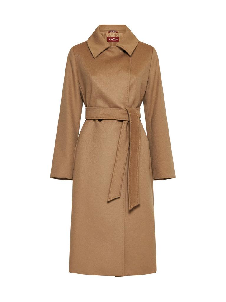 Max Mara Max Mara Studio Double-Breasted Belted Coat