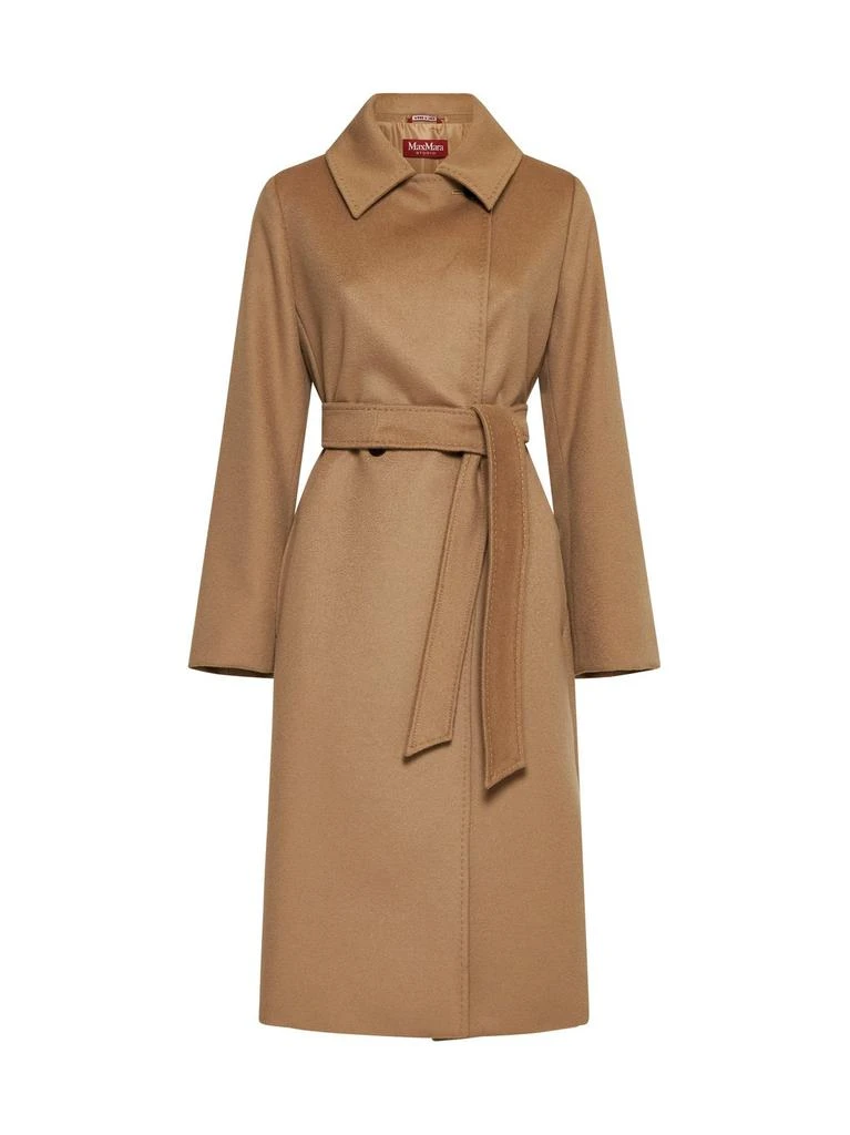 Max Mara Studio Max Mara Studio Double-Breasted Belted Coat 1