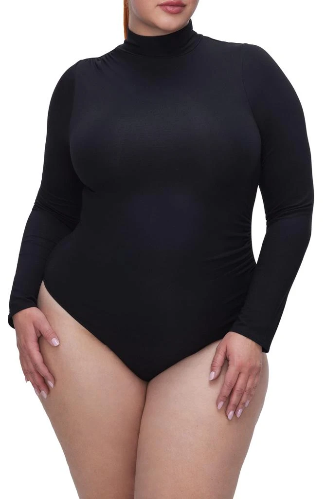 Good American Ruched Turtleneck Bodysuit 4